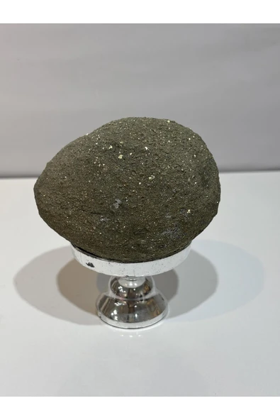 gemsartdeco Pirit Doğaltaş Zenginlik Taşı Stantlı - Resim 3