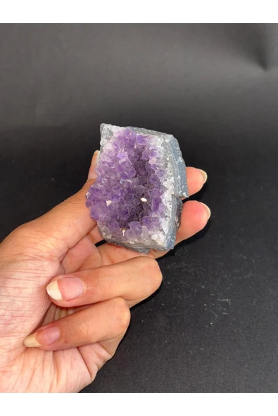gemsartdeco BREZİLYA AMETİST DOĞALTAŞ 1 ADET - Resim 2
