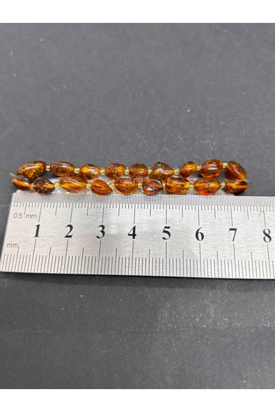 gemsartdeco BEBEK-ÇOCUK KEHRİBAR BİLEKLİK - Resim 5