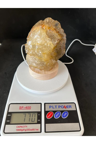 gemsartdeco DUMANLI KUVARS DOĞALTAŞ LAMBA RADYASYONSAVAR - Resim 2