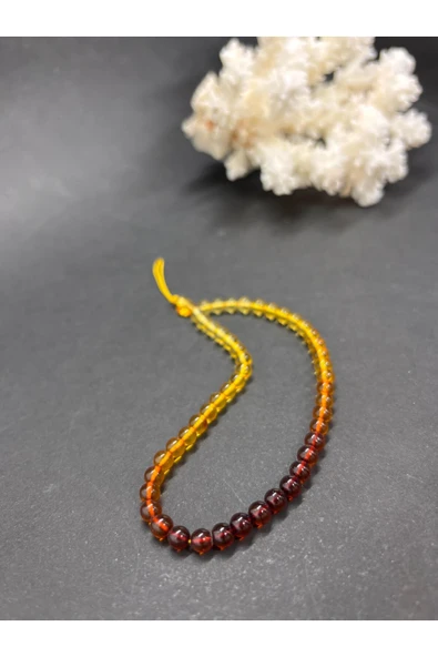 gemsartdeco KEHRİBAR TELEFON ASKISI - Resim 3