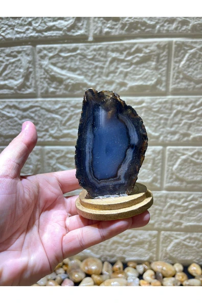 gemsartdeco Agat Doğaltaş Stantlı Ürün ürün görseli