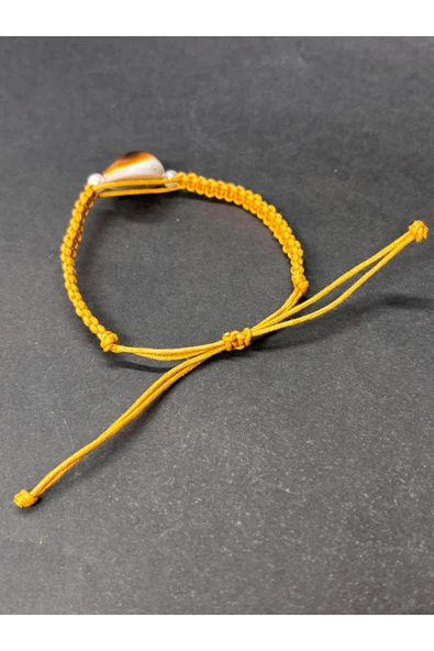 gemsartdeco YILANCIK ŞİFA - AĞRI BİLEKLİĞİ SARI - Resim 4