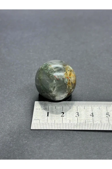 gemsartdeco KAN TAŞI DOĞALTAŞ KÜRE - Resim 5