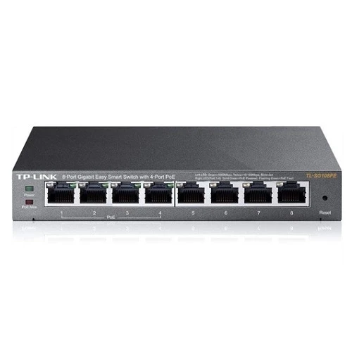 Tp-lınk Tl-sg108pe 8port 10/100/1000 Yönetilebilir Poe Swıtch ürün görseli