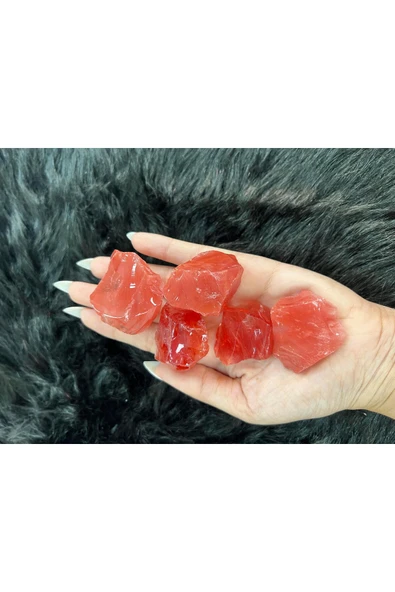 gemsartdeco ÇİLEK KUVARS DOĞALTAŞ - Resim 3