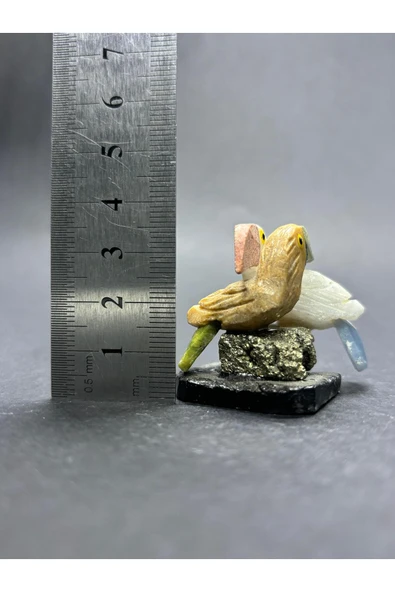 gemsartdeco ZENGİNLİK DOĞALTAŞ OBJESİ - Resim 5