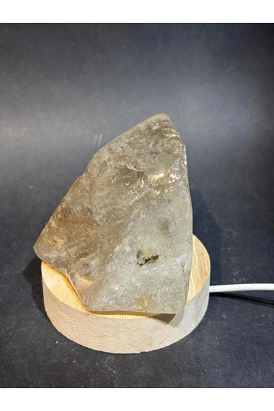 gemsartdeco Kristal Kuvars Doğaltaş Huzur Lamba - Resim 2