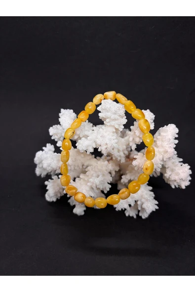 gemsartdeco LİTVANYA KEHRİBAR SAĞLIK BİLEKLİK - Resim 2