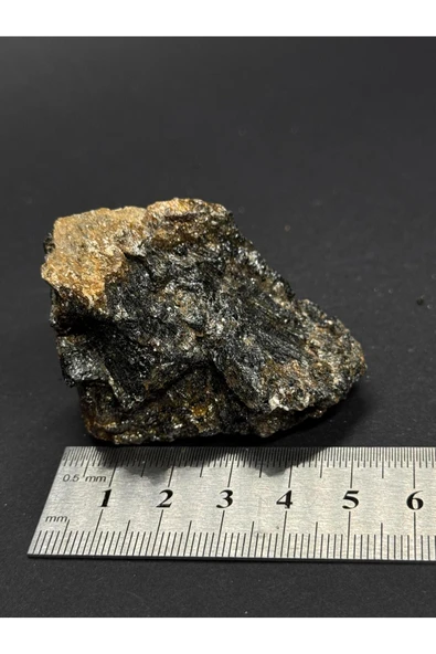 gemsartdeco TURMALİN DOĞALTAŞ NEGATİF ENERJİ KALKANI KÜTLE - Resim 4