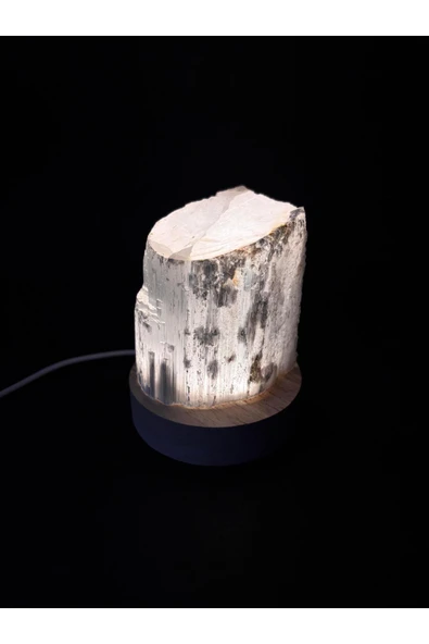 gemsartdeco Selenit Doğaltaş Lamba ürün görseli