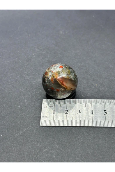 gemsartdeco KAN TAŞI DOĞALTAŞ KÜRE - Resim 6