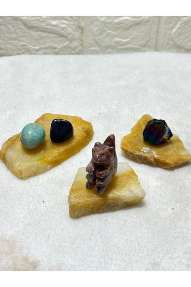 gemsartdeco Sitrin Doğaltaş Kaide ürün görseli