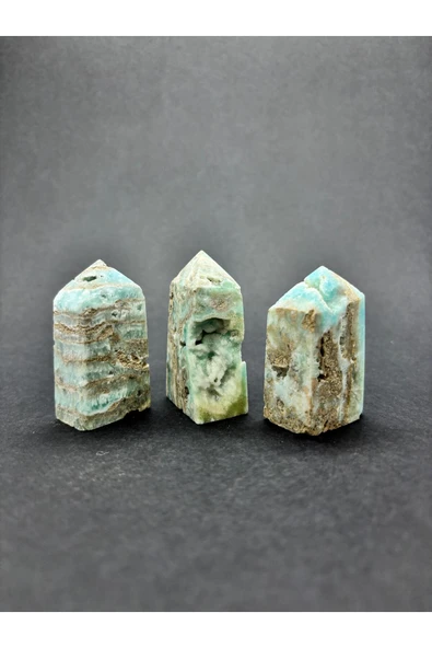 gemsartdeco AMAZONİT KULE DOĞALTAŞ ürün görseli 1