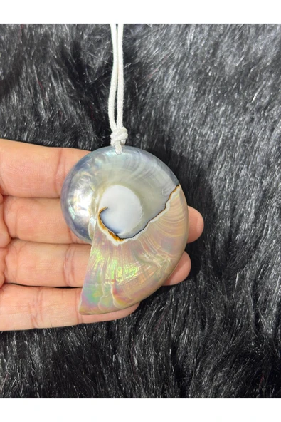 gemsartdeco NATULİS BEYAZ KOLYE - Resim 5