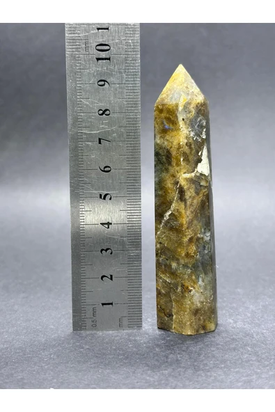 gemsartdeco LABRADORİT KULE DOĞALTAŞ - Resim 5