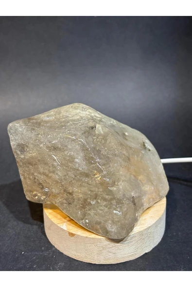 gemsartdeco Kristal Kuvars Doğaltaş Huzur Lamba - Resim 4