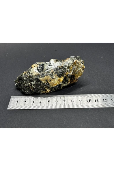 gemsartdeco TURMALİN DOĞALTAŞ NEGATİF ENERJİ KALKANI KÜTLE - Resim 4