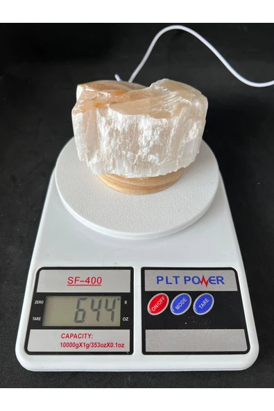 gemsartdeco Selenit Doğaltaş Lamba - Resim 2