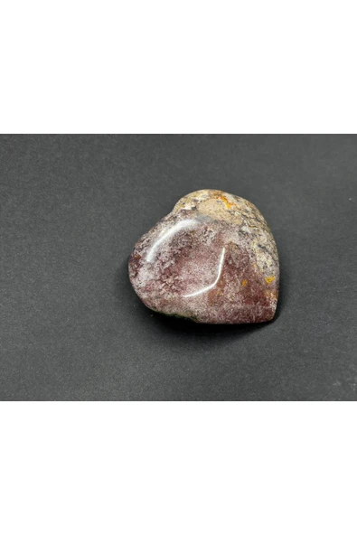 gemsartdeco PİNK AMETİST KALP PALMSTONE DOĞALTAŞ - Resim 5