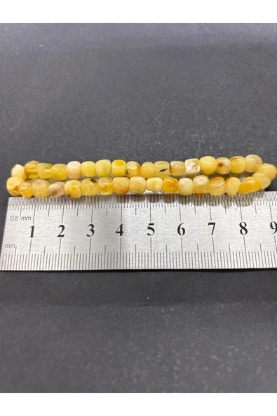 gemsartdeco LİTVANYA KEHRİBAR BİLEKLİK İNCE MODEL - Resim 7