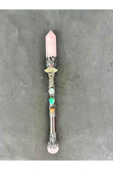 gemsartdeco Pembe Kuvars Asa - Resim 2