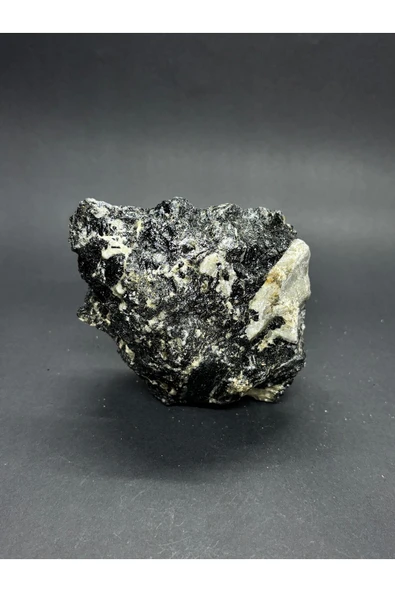 gemsartdeco TURMALİN DOĞALTAŞ NEGATİF ENERJİ KALKANI KÜTLE - Resim 2