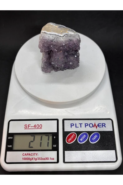 gemsartdeco BREZİLYA AMETİST DOĞALTAŞ JEOT 1 ADET - Resim 6