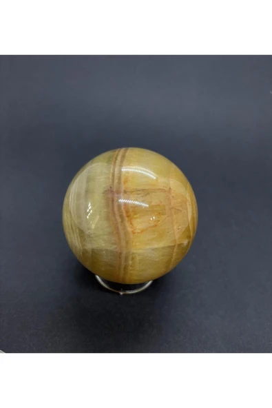 gemsartdeco SARI FLORİT KÜRE DOĞALTAŞ ürün görseli