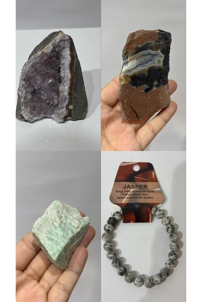 gemsartdeco BAŞAK BURCU DOĞALTAŞLARI ÖZEL KUTULU ürün görseli