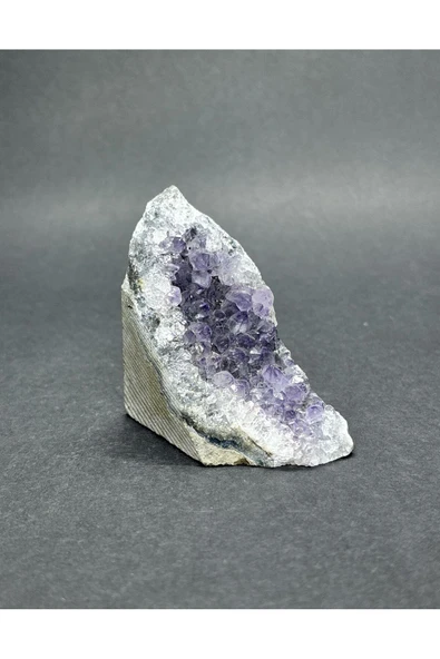 gemsartdeco BREZİLYA AMETİST DOĞALTAŞ JEOT 1 ADET - Resim 3