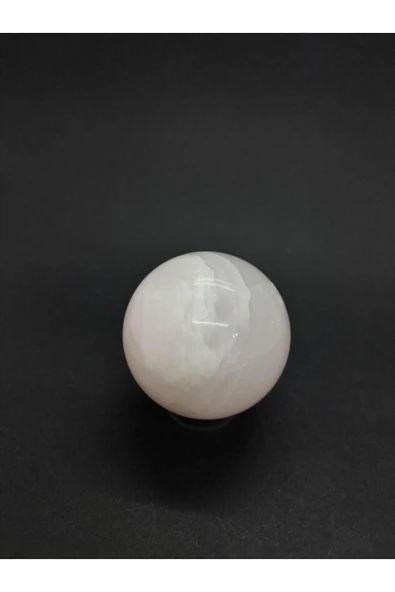 gemsartdeco PEMBE KUVARS KÜRE DOĞALTAŞ - Resim 3