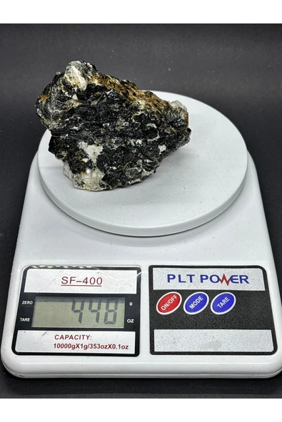 gemsartdeco TURMALİN DOĞALTAŞ NEGATİF ENERJİ KALKANI KÜTLE - Resim 7