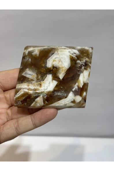 gemsartdeco BAKLAVA KESİM AKİK DOĞALTAŞ - Resim 3