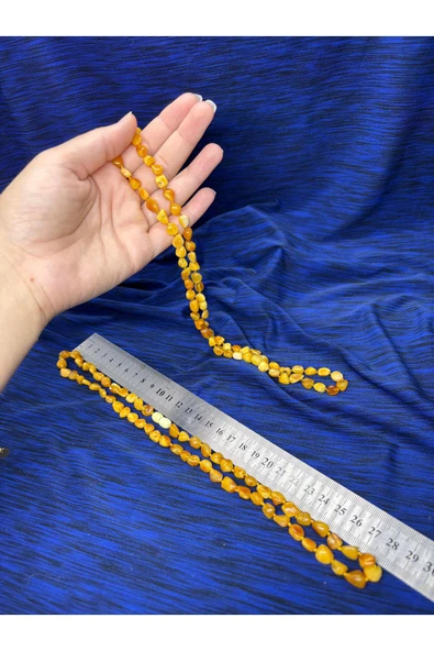 gemsartdeco KEHRİBAR LİTVANYA FAVORİ KOLYE - Resim 3