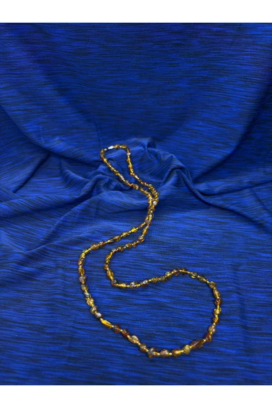 gemsartdeco KEHRİBAR KOLYE KADIN ŞIK MODEL ürün görseli