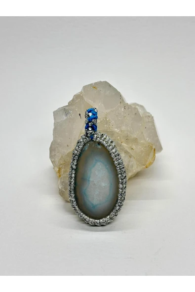 gemsartdeco ENERJİ DÜZENLEYİCİ AKİK KOLYE UCU DERİN - Resim 5