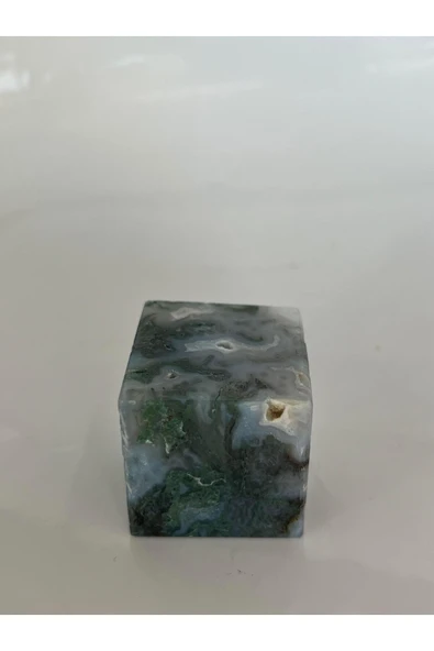 gemsartdeco MOSS AGAT DOĞALTAŞ KÜP - Resim 4