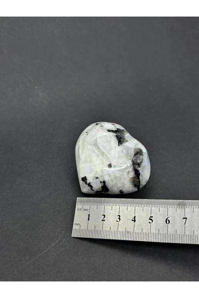 gemsartdeco AYTAŞI DİŞİL ENERJİ KALP PALMSTONE DOĞALTAŞ - Resim 5