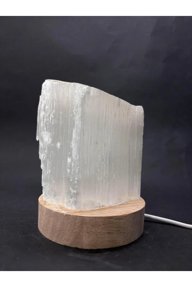 gemsartdeco Selenit Doğaltaş Lamba - Resim 2
