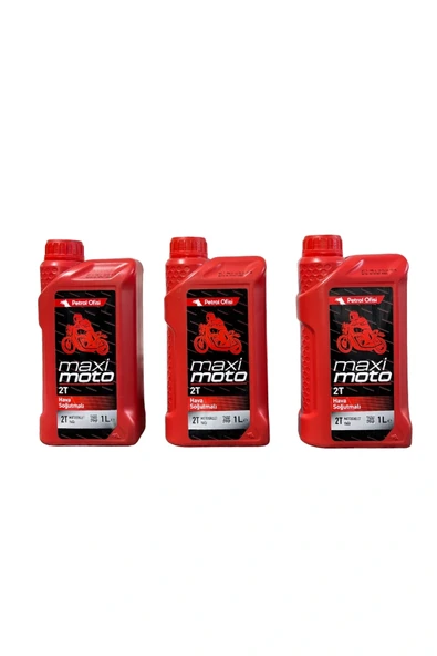 Petrol Ofisi Maksi Moto 2 T Motor Yağı 1 Lt (3 ADET) ürün görseli 1