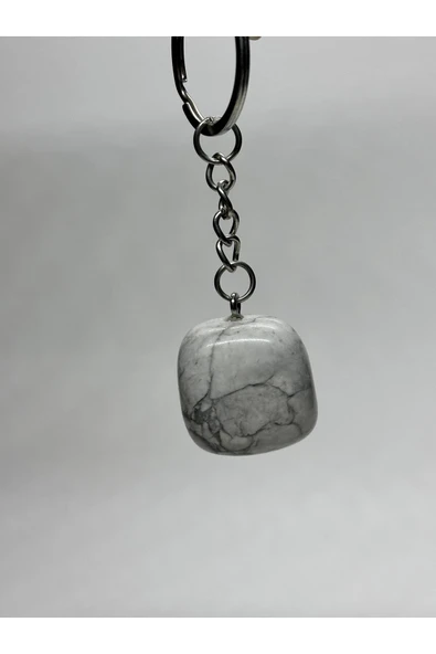 gemsartdeco HAVLİT DOĞALTAŞ ANAHTARLIK CHARM ürün görseli