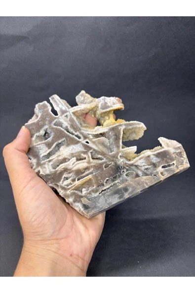 gemsartdeco KALSEDON DRUZE DOĞALTAŞ - Resim 8