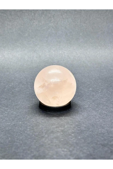 gemsartdeco PEMBE KUVARS KÜRE DOĞALTAŞ ürün görseli