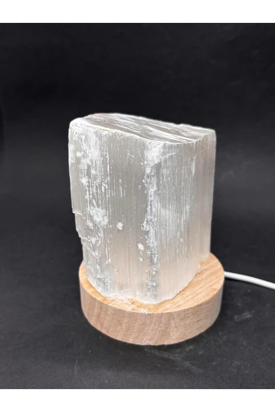 gemsartdeco Selenit Doğaltaş Lamba - Resim 4