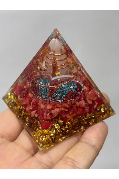 gemsartdeco ÇİLEK KUVARS ENERJİ ORGONİTİ - Resim 5