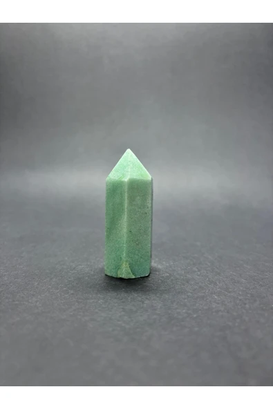 gemsartdeco YEŞİL AVENTURİN ŞANS BEREKET KULE DOĞALTAŞ - Resim 2