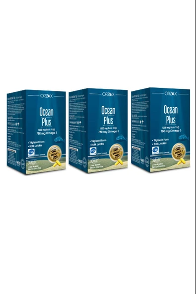 Ocean Plus 1200 mg 30 Kapsül 3 Adet ürün görseli