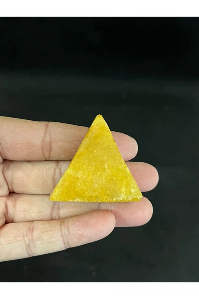gemsartdeco Üçgen Sitrin Doğaltaş Bolluk Bereket - Resim 6