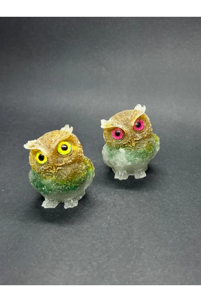 gemsartdeco AVENTURİN SİTRİN KUVARS BAYKUŞ ORGONİTİ - Resim 2